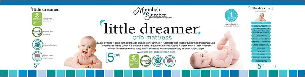 Moonlight Slumber Crib Mattress (Review) of 2025 2 Moonlight Slumber Crib Mattress With Little Dreamer Dual Firmness